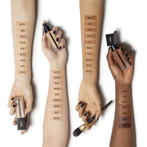 sephora ysl ink foundation|YSL all hours foundation shades.